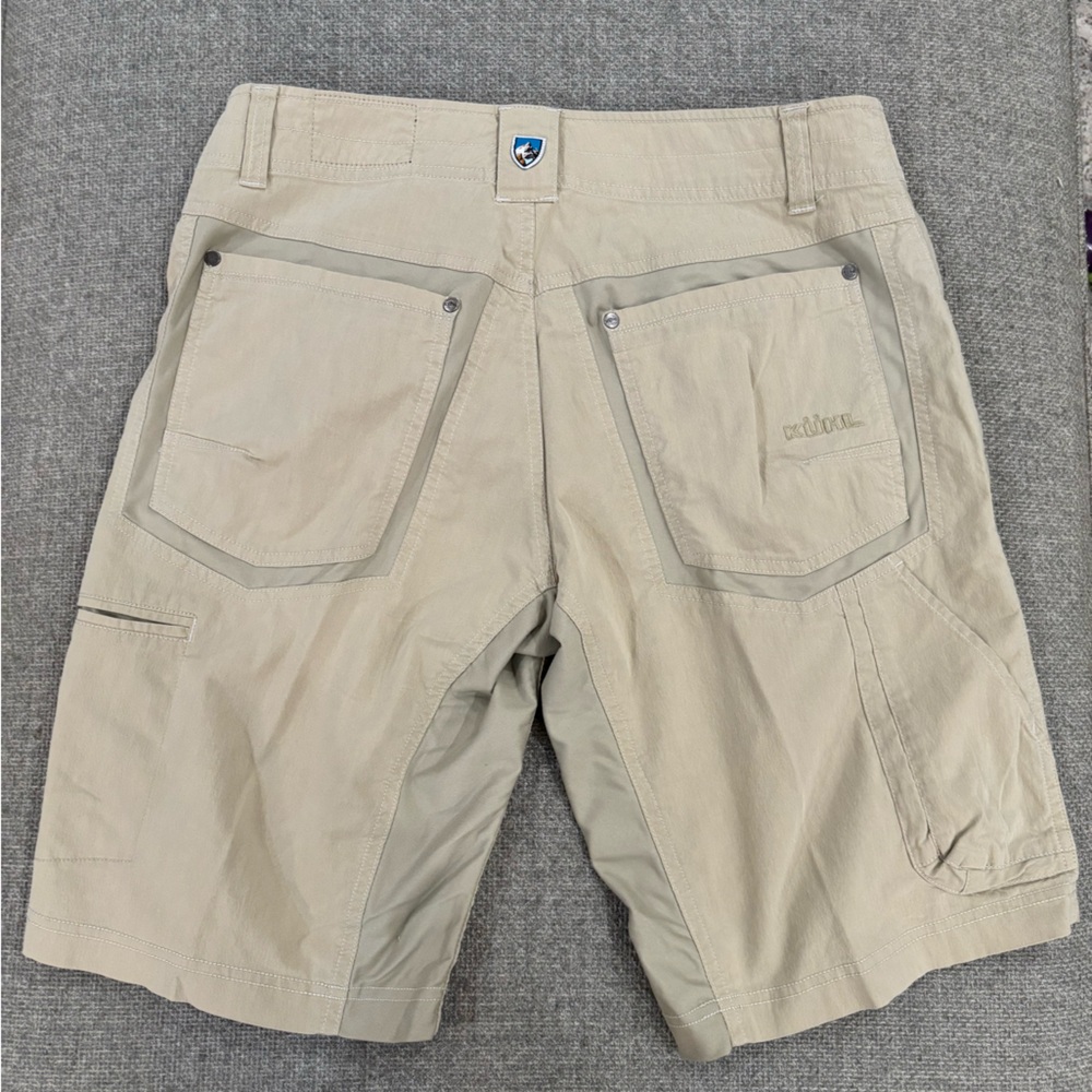 Kuhl Radikl Tan Cargo Shorts Lightweight and Versatile